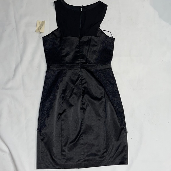 New Guess Los Angeles Satin Lace sheer Fitted 4 S - Picture 4 of 9